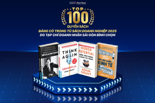 Bốn tác phẩm của First News thuộc 'Top 100 quyển sách đáng có trong Tủ sách Doanh nghiệp năm 2025'