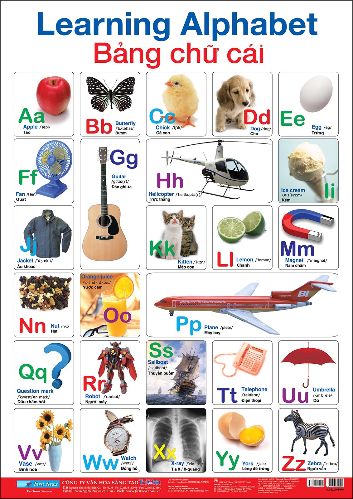 Poster Lớn - Bảng Chữ Cái