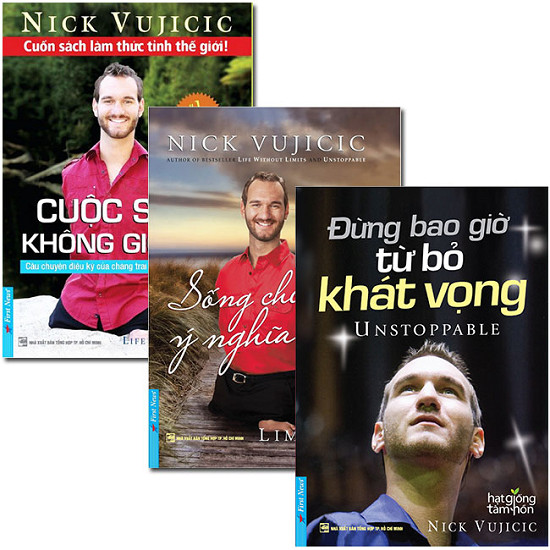 Combo Nick Vujicic (3 Quyển - Tặng Kèm Cd)