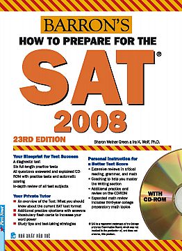 How To Prepare For The Sat 2008, With Cd-Rom, 23Rd Edition