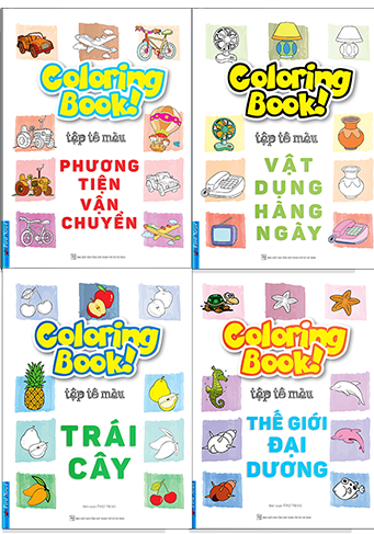 Bộ Sách Tập Tô Màu - Coloring Book