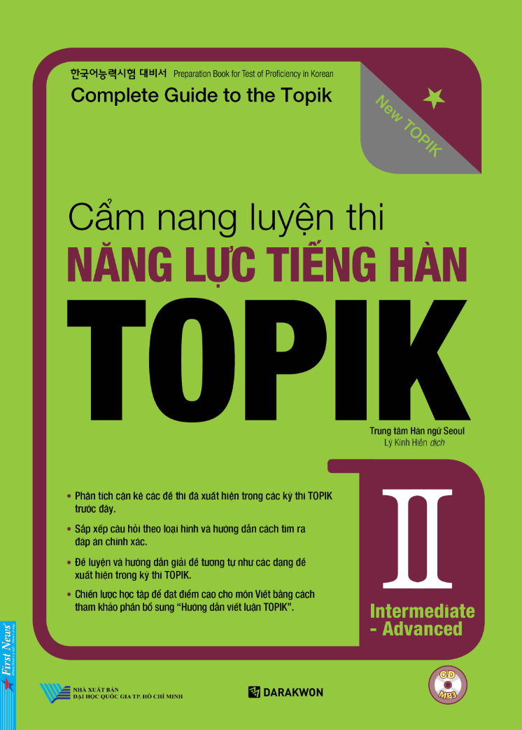 Cẩm Nang Luyện Thi Năng Lực Tiếng Hàn Topik II